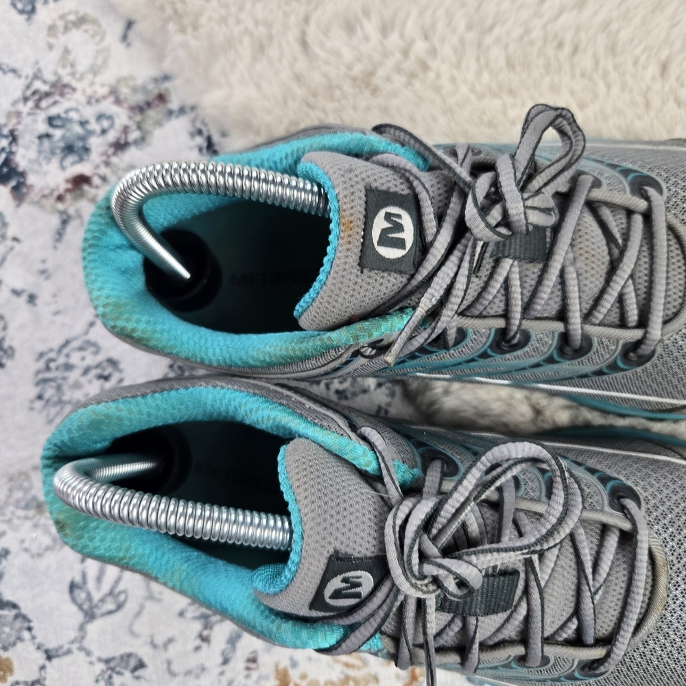 Merrell Women Mix Master Glide Running Shoes J56352 Gray and Blue Women US 9 - Picture 11 of 13